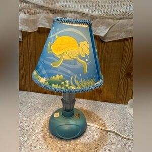 2007 Nautical Sea Scape Rotating Table Lamp